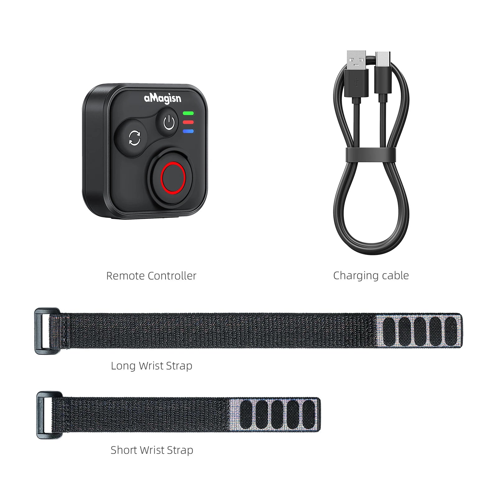 aMagisn Bluetooth Remote Control for DJI Osmo 360/Action 6/5 Pro/4 - 50M Range IPX4