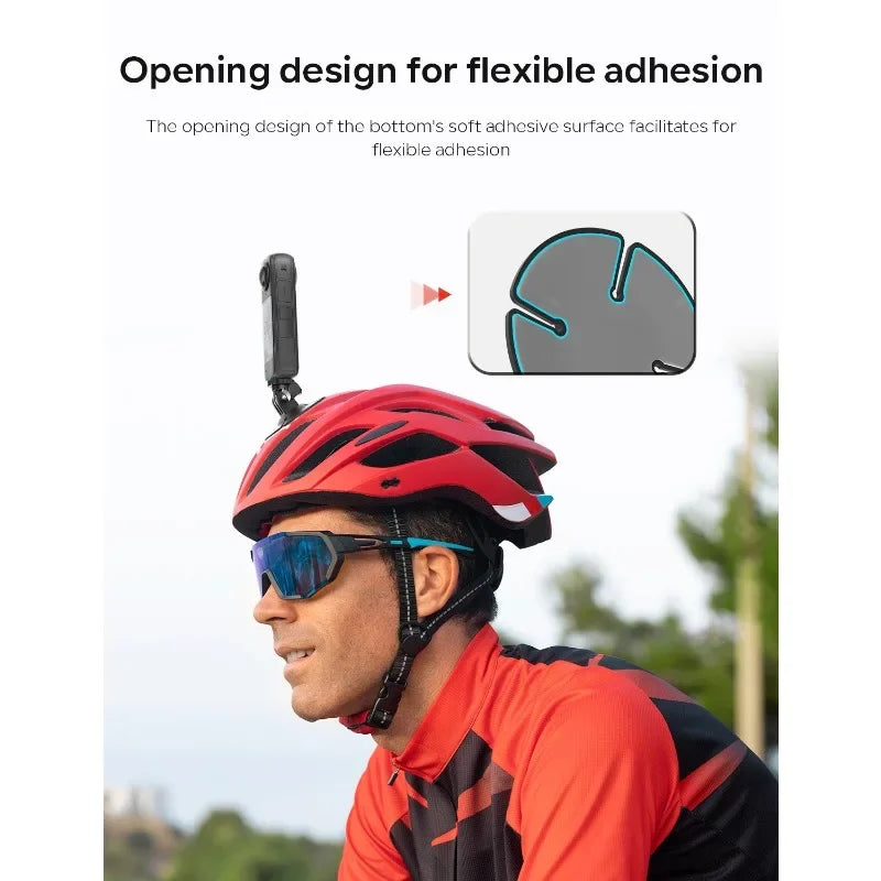 aMagisn Flexible Adhesive Mount for Insta360/DJI Osmo/GoPro Hero Action Camera Motorcycle Helmet Base Accessories