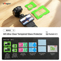 aMagisn AR Ultra-Clear Premium Tempered Glass For DJI Osmo Pocket 4 / 3  ,Screen & Lens Protector Anti-Glare Camera Accessories