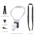aMagisn Invisible Magnetic Neck Mount, POV Neck Mount Action Camera Holder for Gopro DJI POCKET 4 4P Insta360 Luna Ultra X5 X6