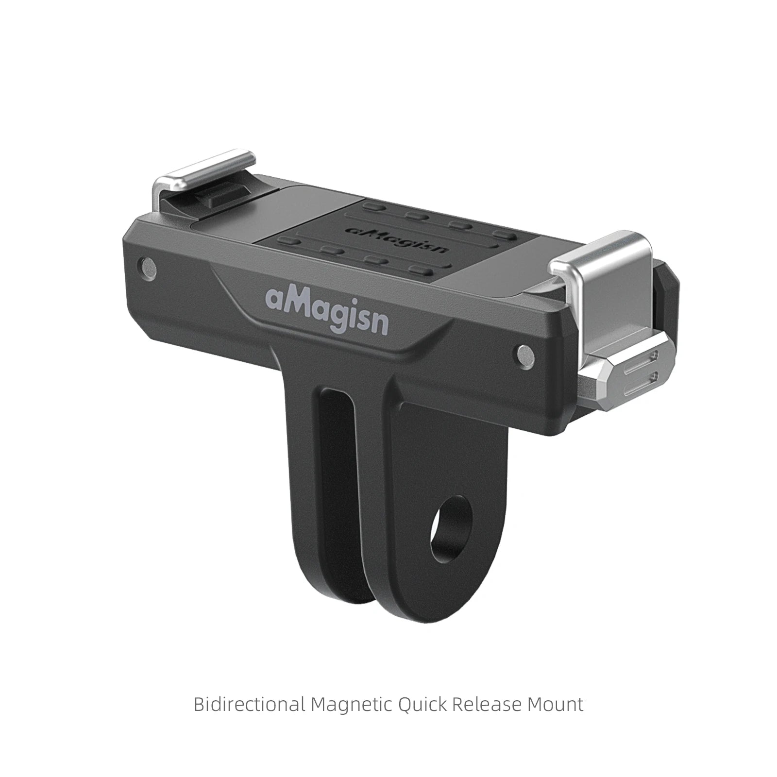 aMagisn Dual-Direction Quick-Release Mount Plastic Adapter with Stainless Steel Claws for DJI Osmo Nano / Action 6 Accessories