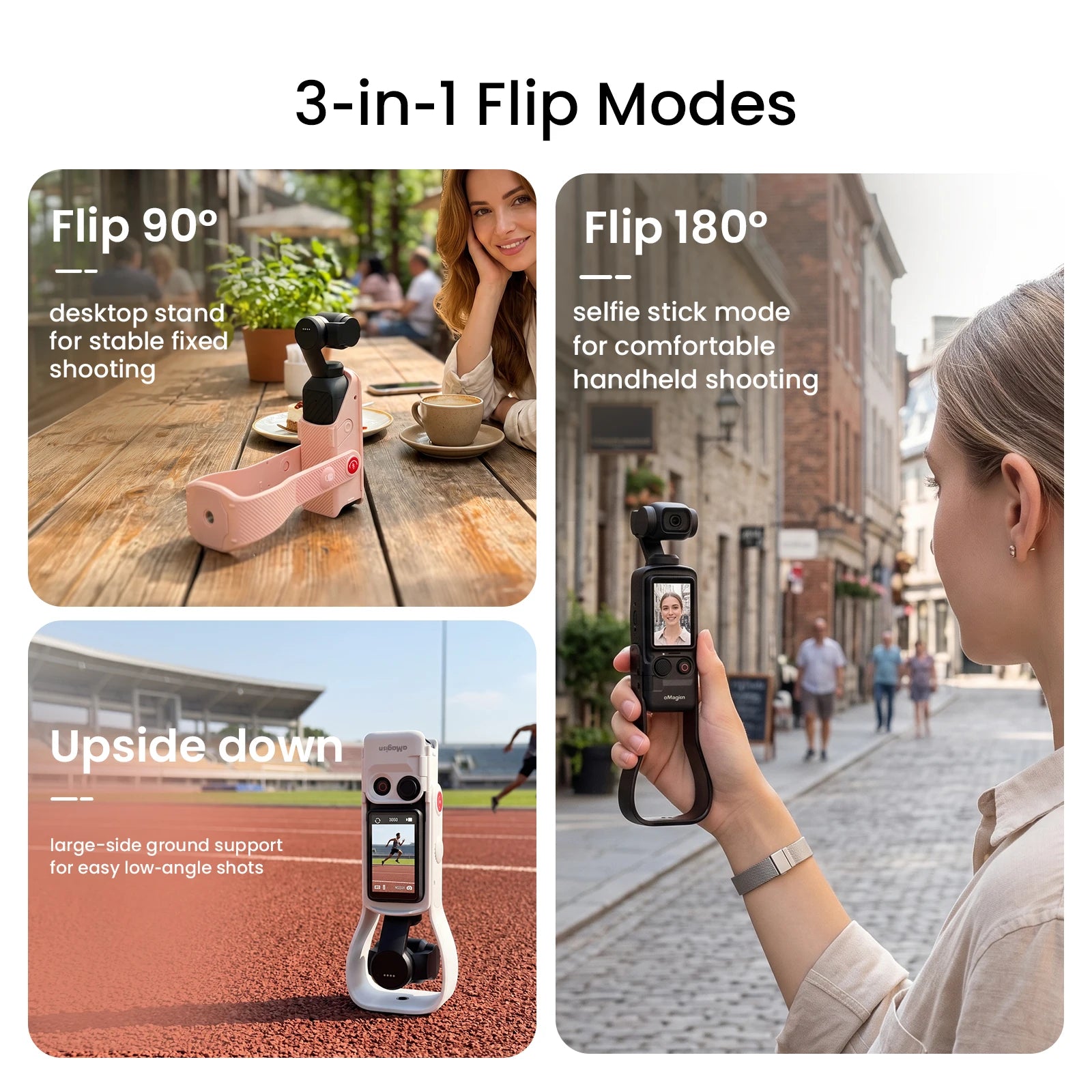 aMagisn Quick-Shoot Protective Case for DJI Osmo Pocket 4/3 - Magnetic Snap-On
