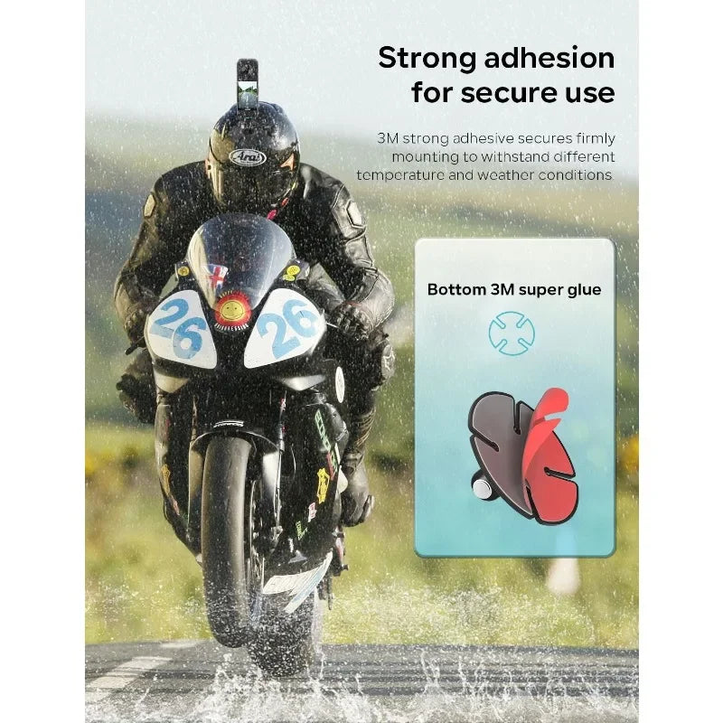 aMagisn Flexible Adhesive Mount for Insta360/DJI Osmo/GoPro Hero Action Camera Motorcycle Helmet Base Accessories